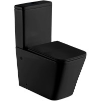 Унитаз-компакт безободковый с сиденьем микролифт WeltWasser Gelbach 001MT-BL