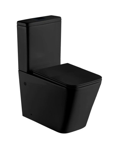 Унитаз-компакт безободковый с сиденьем микролифт WeltWasser Gelbach 001MT-BL