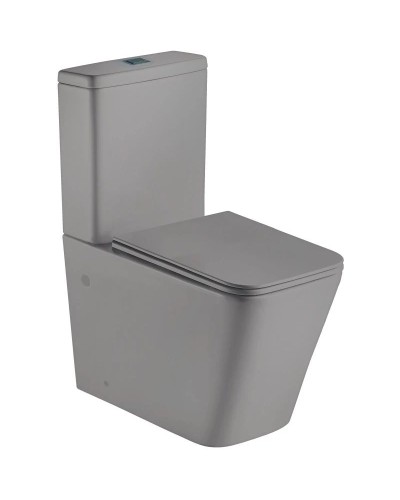 Унитаз-компакт безободковый с сиденьем микролифт WeltWasser Gelbach 001MT-GR