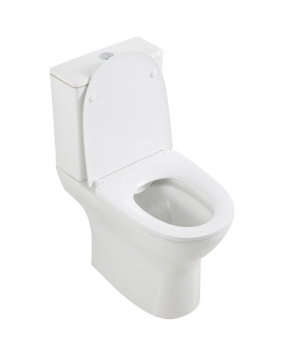 Унитаз компакт BelBagno Lounge BB045CPR/BB045/051SC без бачка с сиденьем Микролифт