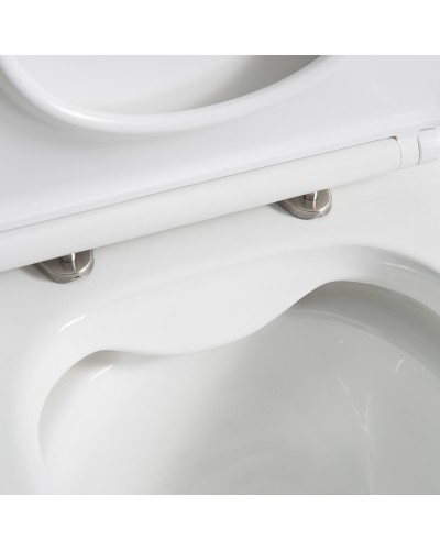 Унитаз компакт BelBagno Lounge BB045CPR/BB045/051SC без бачка с сиденьем Микролифт