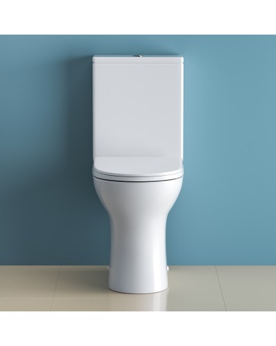 Унитаз компакт BelBagno Lounge BB045CPR/BB045/051SC без бачка с сиденьем Микролифт