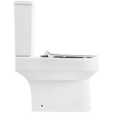 Унитаз компакт BelBagno Norma BB339CPR/BB2111SC без бачка с сиденьем Микролифт