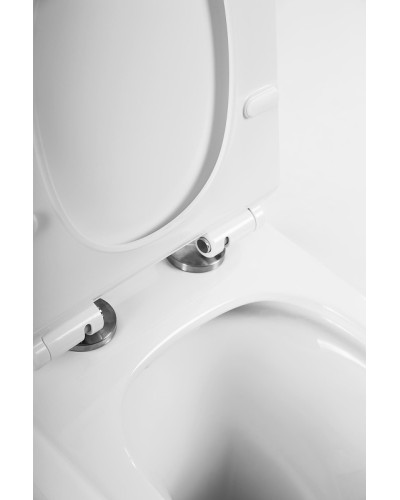 Унитаз компакт BelBagno Norma BB339CPR/BB2111SC без бачка с сиденьем Микролифт