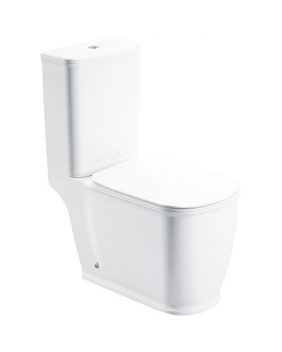 Унитаз компакт BelBagno Prado BB10150CP/BB10150SC без бачка с сиденьем Микролифт