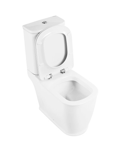 Унитаз компакт BelBagno Prado BB10150CP/BB10150SC без бачка с сиденьем Микролифт