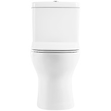 Унитаз компакт BelBagno Steam BB130CPR/BB130SC без бачка с сиденьем Микролифт