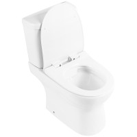 Унитаз компакт BelBagno Steam BB130CPR/BB130SC без бачка с сиденьем Микролифт