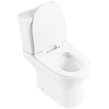 Унитаз компакт BelBagno Steam BB130CPR/BB130SC без бачка с сиденьем Микролифт