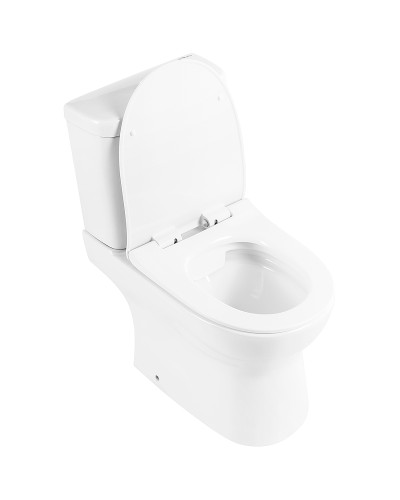 Унитаз компакт BelBagno Steam BB130CPR/BB130SC без бачка с сиденьем Микролифт