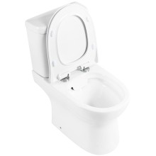 Унитаз компакт BelBagno Steam BB130CPR/BB130SC без бачка с сиденьем Микролифт