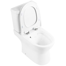 Унитаз компакт BelBagno Steam BB130CPR/BB130SC без бачка с сиденьем Микролифт