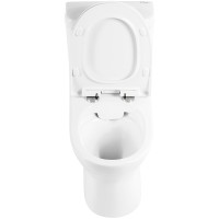 Унитаз компакт BelBagno Steam BB130CPR/BB130SC без бачка с сиденьем Микролифт