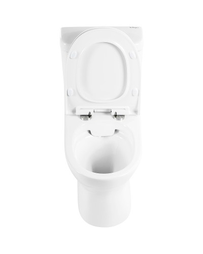 Унитаз компакт BelBagno Steam BB130CPR/BB130SC без бачка с сиденьем Микролифт