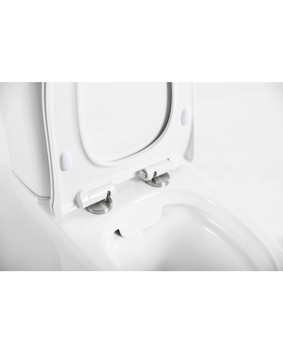 Унитаз компакт BelBagno Steam BB130CPR/BB130SC без бачка с сиденьем Микролифт