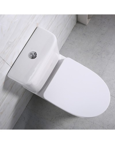 Унитаз компакт BelBagno Steam BB130CPR/BB130SC без бачка с сиденьем Микролифт