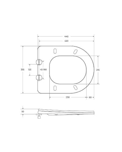 Унитаз компакт BelBagno Steam BB130CPR/BB130SC без бачка с сиденьем Микролифт