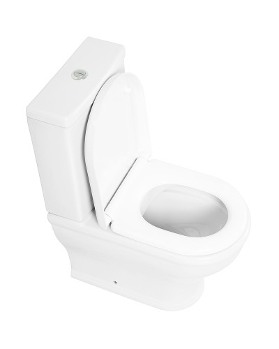 Унитаз компакт Cezares Giubileo CZR-165-CPR/CZR-6045-SC с бачком с сиденьем Микролифт