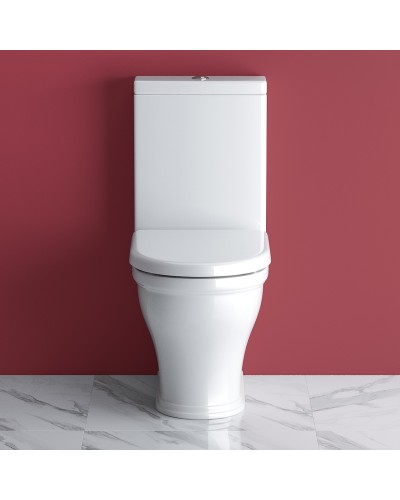 Унитаз компакт Cezares Giubileo CZR-165-CPR/CZR-6045-SC с бачком с сиденьем Микролифт