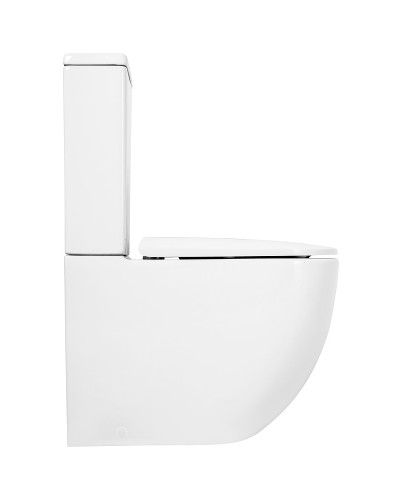 Унитаз компакт Cezares Stylus CZR-152-CPR/CZR-GN-SC без бачка с сиденьем Микролифт