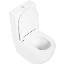 Унитаз компакт Cezares Stylus CZR-152-CPR/CZR-GN-SC без бачка с сиденьем Микролифт