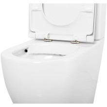 Унитаз компакт Cezares Stylus CZR-152-CPR/CZR-GN-SC без бачка с сиденьем Микролифт