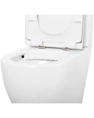 Унитаз компакт Cezares Stylus CZR-152-CPR/CZR-GN-SC без бачка с сиденьем Микролифт