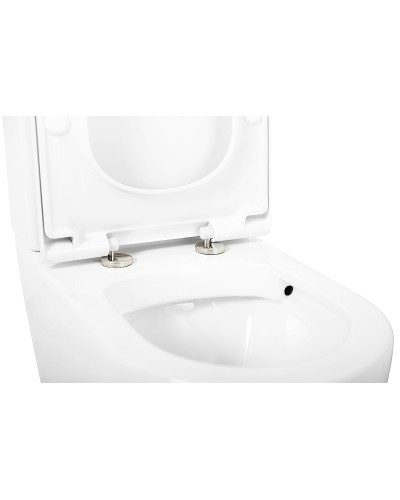 Унитаз компакт Cezares Stylus CZR-152-CPR/CZR-GN-SC без бачка с сиденьем Микролифт