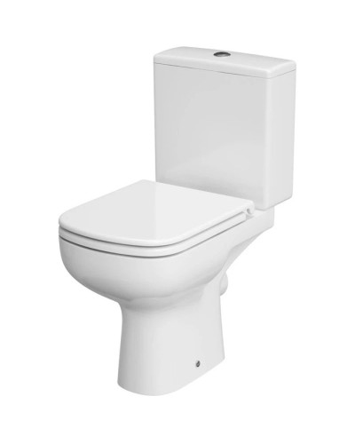 Унитаз-компакт безободковый с сиденьем микролифт Cersanit Colour KO-COL011-3/5-COn-DL-w