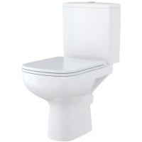 Унитаз-компакт безободковый с сиденьем микролифт Cersanit Colour KO-COL011-3/5-COn-DL-w