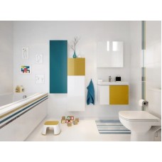 Унитаз-компакт безободковый с сиденьем микролифт Cersanit Colour KO-COL011-3/5-COn-DL-w