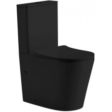 Унитаз компакт Abber Bequem AC1112TMB Черный матовый с бачком и сиденьем Микролифт