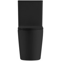 Унитаз компакт Abber Bequem AC1112TMB Черный матовый с бачком и сиденьем Микролифт