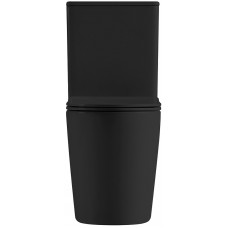 Унитаз компакт Abber Bequem AC1112TMB Черный матовый с бачком и сиденьем Микролифт