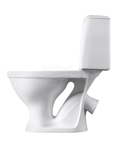 Унитаз-компакт с сиденьем микролифт Santeri Sonata Люкс 1.P203.0.S00.00B.F (4607143314962)