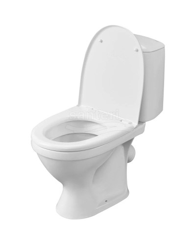 Унитаз-компакт с сиденьем микролифт Santeri Sonata Люкс 1.P203.0.S00.00B.F (4607143314962)