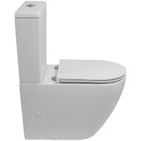 Унитаз компакт BelBagno Sfera-Tor BB2141CP-TOR без бачка и сиденья