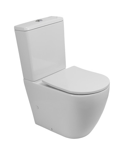 Унитаз компакт BelBagno Sfera-Tor BB2141CP-TOR без бачка и сиденья