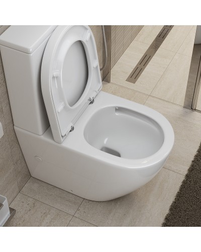 Унитаз компакт BelBagno Sfera-Tor BB2141CP-TOR без бачка и сиденья