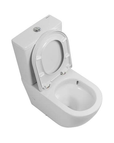 Унитаз компакт BelBagno Sfera-Tor BB2141CP-TOR/BB2141T/BB865SC с бачком и сиденьем Микролифт