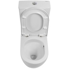 Унитаз компакт BelBagno Sfera-Tor BB2141CP-TOR/BB2141T/BB865SC с бачком и сиденьем Микролифт