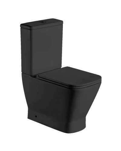 Унитаз-компакт безободковый с сиденьем микролифт WeltWasser Rotbach 001MT-BL