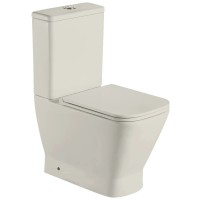 Унитаз-компакт безободковый с сиденьем микролифт WeltWasser Rotbach 001MT-BG