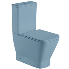 Унитаз-компакт безободковый с сиденьем микролифт WeltWasser Rotbach 001MT-BU