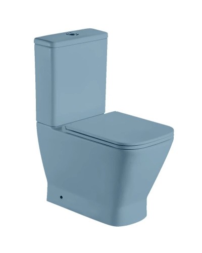 Унитаз-компакт безободковый с сиденьем микролифт WeltWasser Rotbach 001MT-BU