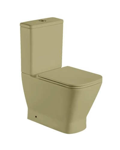 Унитаз-компакт безободковый с сиденьем микролифт WeltWasser Rotbach 001MT-GN