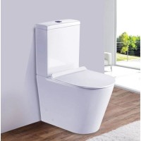 Унитаз-компакт безободковый с сиденьем микролифт Esbano Alagon-C ESUNALAGCW