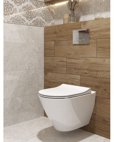 Унитаз компакт Cersanit City S-KO-CIT011-3/5-COn-S-DL-w с бачком и сиденьем Микролифт