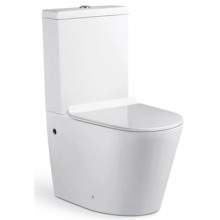 Унитаз-компакт безободковый с сиденьем микролифт Timo Inari TK-501