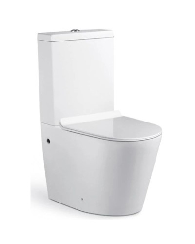 Унитаз-компакт безободковый с сиденьем микролифт Timo Inari TK-501